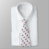 South Korea flag pattern neck tie ネクタイ (タイ)