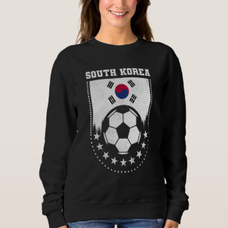 South Korea Flag Soccer Fan スウェットシャツ