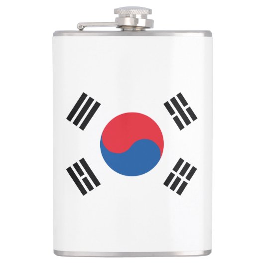 South Korea Flag Stainless フラスク (正面)