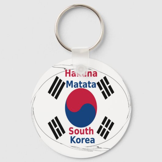 South Korea Hakuna Matata キーホルダー (正面)