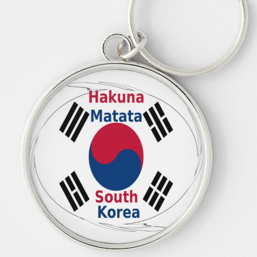 South Korea Hakuna Matata キーホルダー (正面)