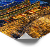 South Korea: Mystic Night Seoul Art Souvenir ポスター (角)