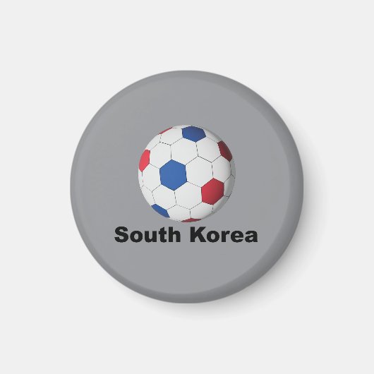 South Korea Soccer マグネット (正面)