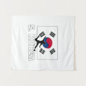 South Korea Soccer National Team タペストリー (正面(横))