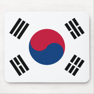 South Korea (South Korean) Flag マウスパッド
