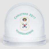 South Korean Angel Christmas Flag Personalized (正面)