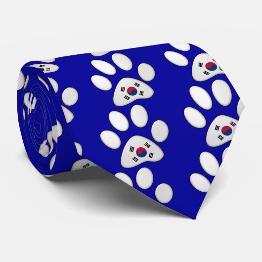 South Korean patriotic cat ネクタイ (ロール)