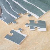 South Lake Tahoe | Watercolor Landscape ジグソーパズル (側面)