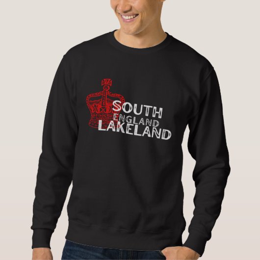 SOUTH LAKELAND England Crown Badge スウェットシャツ (正面)