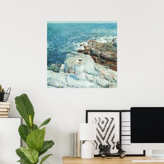 South Ledges, Frederick Childe HasssamによるAppledore ポスター (ホームオフィス)