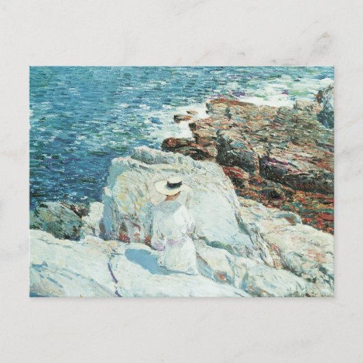 South Ledges, Frederick Childe HasssamによるAppledore ポストカード (正面)