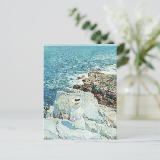 South Ledges, Frederick Childe HasssamによるAppledore ポストカード (スタンド正面)