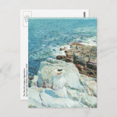 South Ledges, Frederick Childe HasssamによるAppledore ポストカード (正面/裏面)