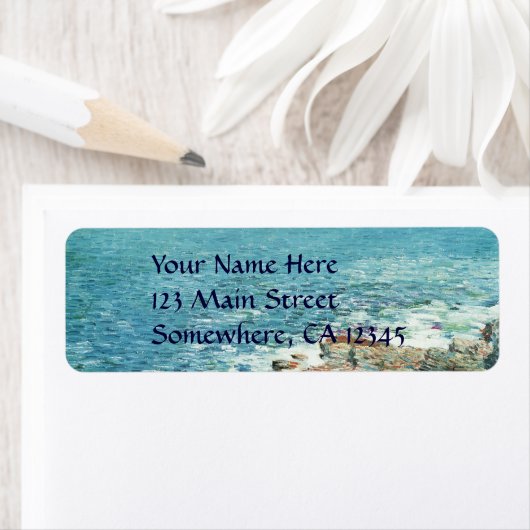 South Ledges, Frederick Childe HasssamによるAppledore ラベル (インサイチュ)