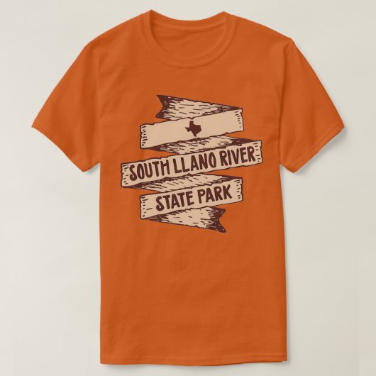South Llano River State Park Texas TX Wilderness  Tシャツ (デザイン正面)