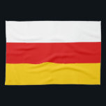 South Ossetia Flag キッチンタオル<br><div class="desc">Patriotic flag of South Ossetia.</div>