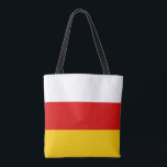 South Ossetia Flag トートバッグ<br><div class="desc">Patriotic flag of South Ossetia.</div>