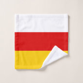 South Ossetia Flag バスタオルセット (ウォッシュタオル)