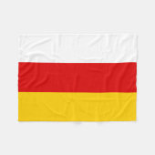 South Ossetia Flag フリースブランケット (正面(横))