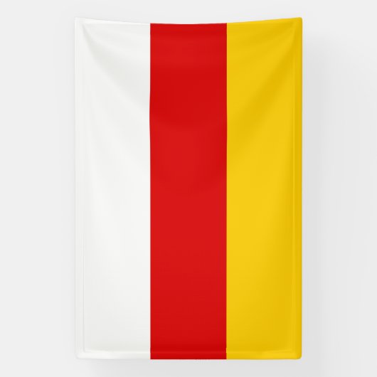 South Ossetia Flag 横断幕 (縦)