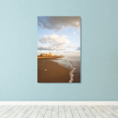 South Padre Island,テキサス州，アメリカ合衆国リゾートホテル， キャンバスプリント (インサイチュ (ウッドフロア))