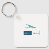 south pedre island beach island キーホルダー (正面)