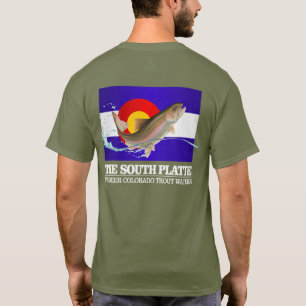 South Platte川(首位のTrout Waters) Tシャツ
