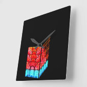 ～South Pointe Tower～ SOUTH カスタマイズ POINTE TOWER,  スクエア壁時計 (傾斜)