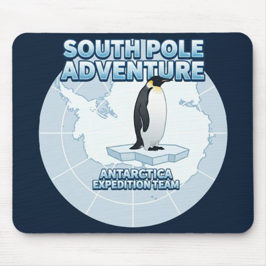 South Pole Adventure Antarctica Expedition Team マウスパッド (正面)
