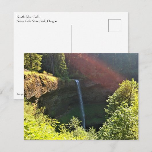 South Silver滝、または ポストカード (正面/裏面)