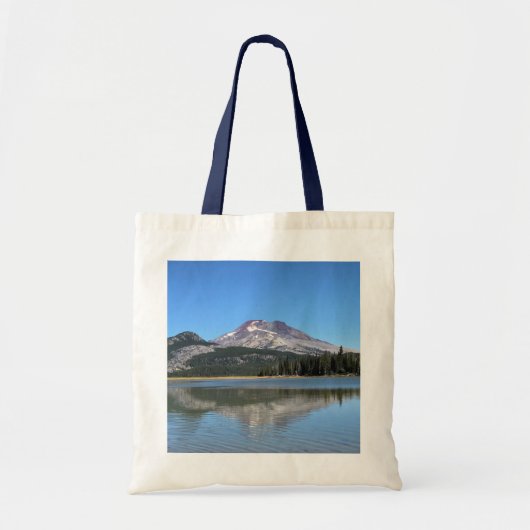 South Sister at Sparks Lake, OR トートバッグ (正面)