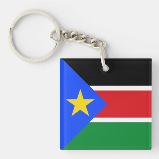 South Sudan Flag キーホルダー (正面)
