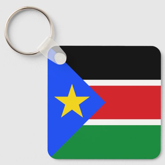 South Sudan Flag キーホルダー (正面)