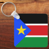 South Sudan Flag キーホルダー (正面)