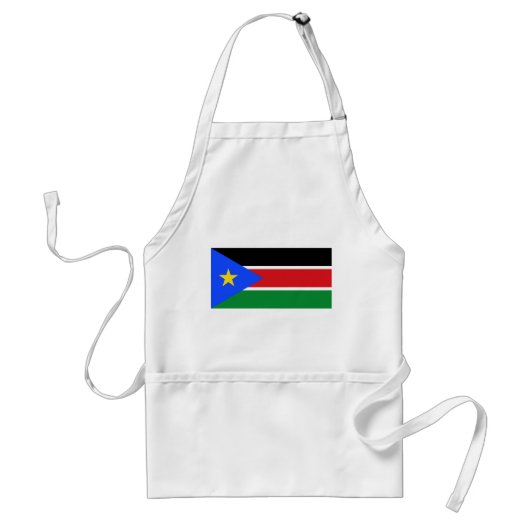 South Sudan Flag スタンダードエプロン (正面)