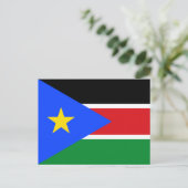 South Sudan Flag ポストカード (スタンド正面)