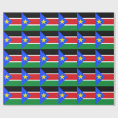 South Sudan Flag ラッピングペーパー (フラット)