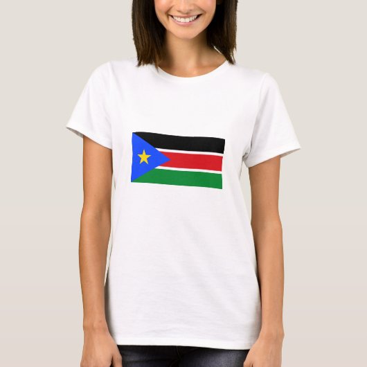 South Sudan Flag Tシャツ (正面)