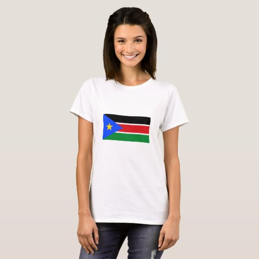 South Sudan Flag Tシャツ (正面フル)