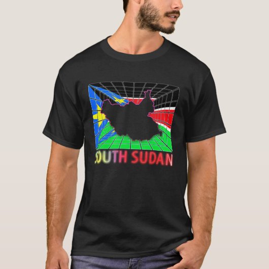 South Sudan Map South Sudanese Tシャツ (正面)
