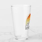 South Twin Mountain New Hampshire Retro タンブラーグラス (右)