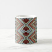South West American Indian Style Patterned Art コーヒーマグカップ (中央)