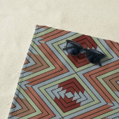 South West American Indian Style Patterned Art ビーチタオル (インサイチュ)