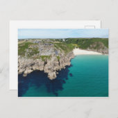 South West Coast Path, Penzance, Cornwall, UK ポストカード (正面/裏面)