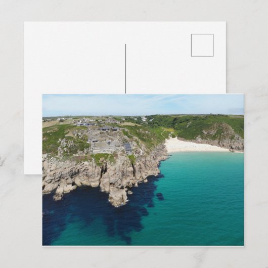 South West Coast Path, Penzance, Cornwall, UK ポストカード (正面/裏面)