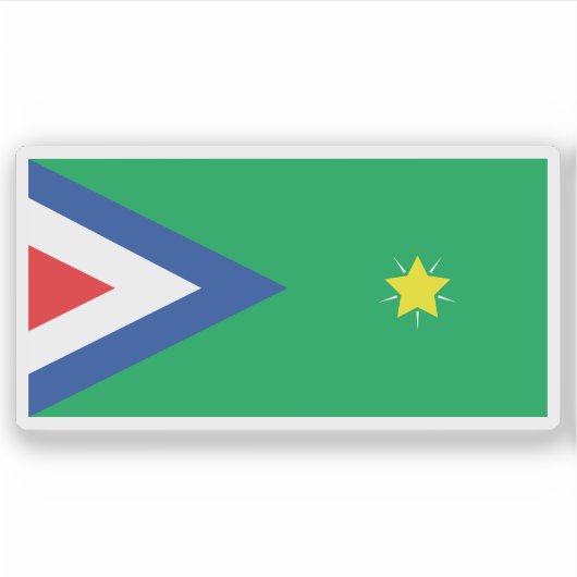 South West Ethiopia Peoples' Region flag, Ethiopia シール (正面)