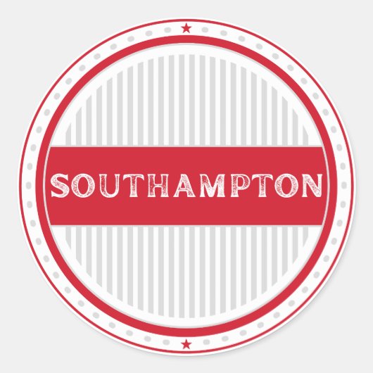 Southampton City Pride Emblem – English Identity ラウンドシール (正面)