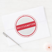 Southampton City Pride Emblem – English Identity ラウンドシール (封筒)
