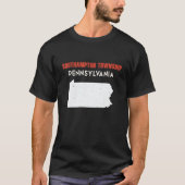 Southampton township Pennsylvania USA State Americ Tシャツ (正面)