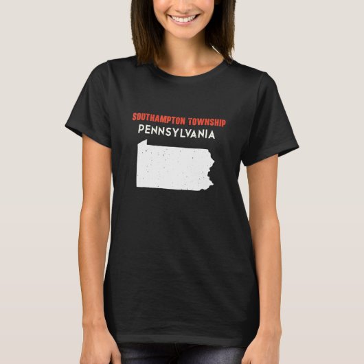 Southampton township Pennsylvania USA State Americ Tシャツ (正面)